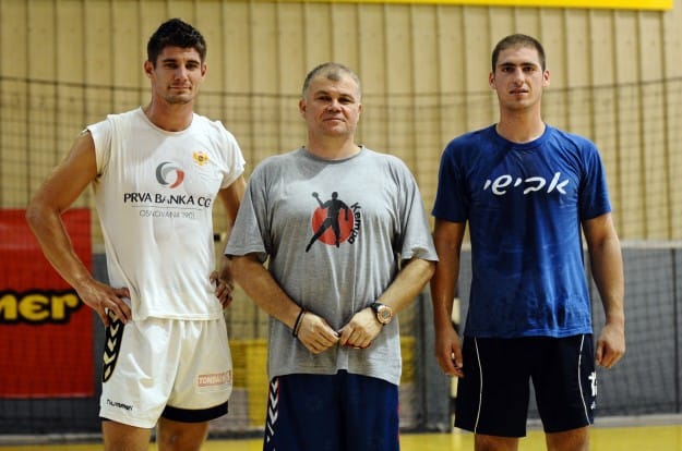 הוכיחו יכולת גבוהה בת"א. בוזליאק (משמאל) ורדוביץ'. עם המאמן מאטיץ'