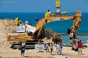 הפגנה נגד תוכנית שער הים בנתניה