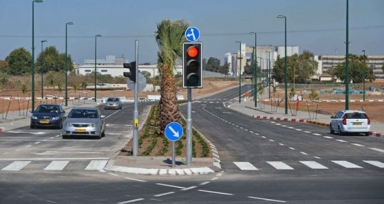 הכביש החדש ברחוב האורזים (צילום: רן אליהו)