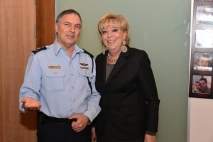 ראש עיריית נתניה ומפכ"ל המשטרה