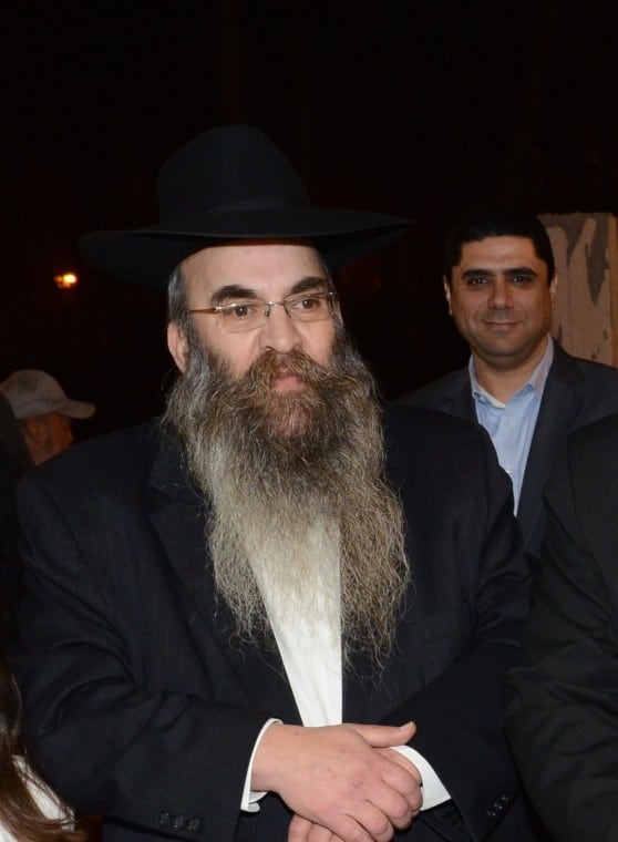 הרב בוטמן עם ראש העירייה ז'קי סבג