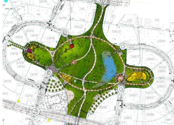 תוכנית אקו פארק (הדמיה באדיבות עיריית חדרה)