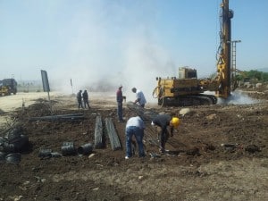 עבודות הקמה של פרויקט היוקרה כרמים בכפר תבור (צילום קבוצת חנן מור)