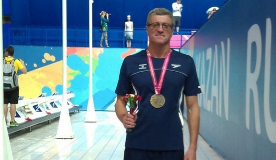 מדליית זהב ושיא אירופי. איגור קרבקוב בקאזאן (צילום: עצמי)