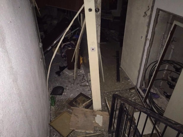 פיצוץ בבניין בשכונת בן גוריון בעכו