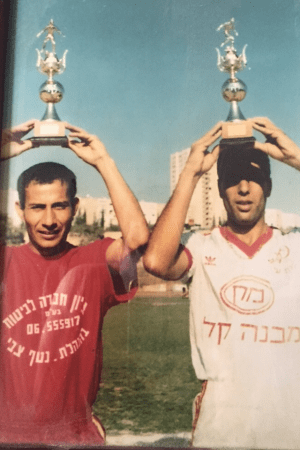 כהן וגבאי ב- 1988 (צילום יורם בן יהודה)