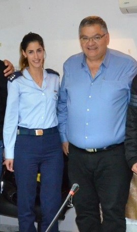 טלי אסייג וראש העיר ברדה (צילום עצמי)