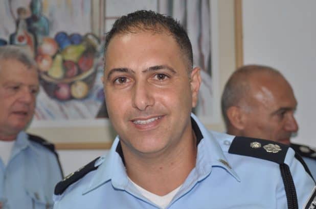 מפקד תחנת אום אל פאחם. סנ"צ ניר יונה צילום משטרת ישראל