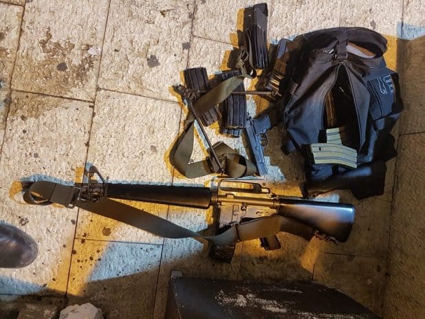 הנשק שנתפס. צילום: משטרת ישראל
