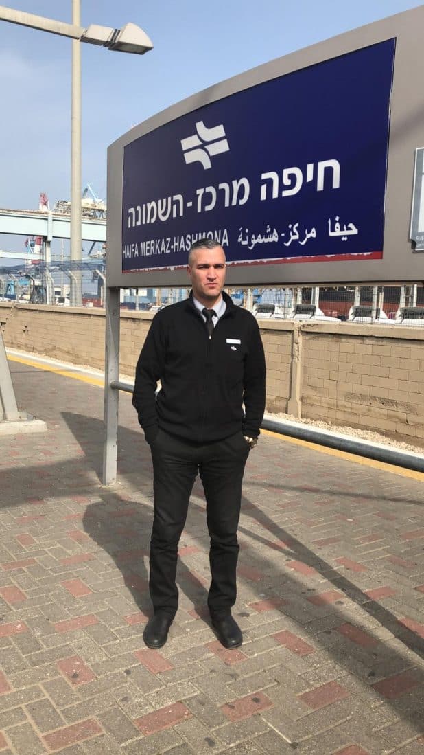 מנהל המשמרת, מאיר אברג'יל | צילום: דוברות רכבת ישראל