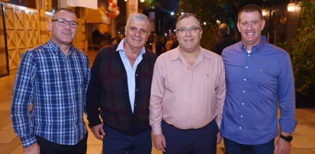 מימין: גיא קרן, אלי דוקורסקי, אבי לוי וליאור טרגן | צילום: דור אהרון