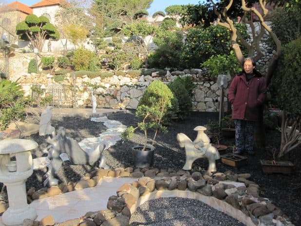 צ'יאקו רוטמן בגן היפני - צילום עליזה רוזן הברמן