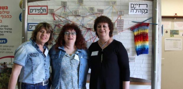 מימין לשמאל: לאה זיכרמן, רכזת מחוללי חדשנות, אילנה לוי, מנהלת רגבים ורותי רון, סגניתה | צילום: עצמי