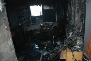 שריפת בית צילום דוברות כיבוי והצלה