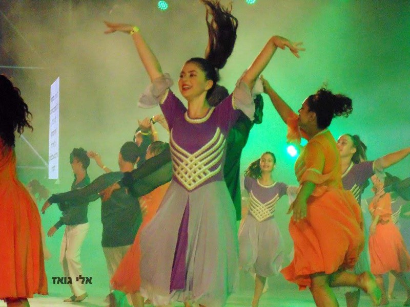 מופע ריקודים פסטיבל כרמיאל, צילום אלי גואז