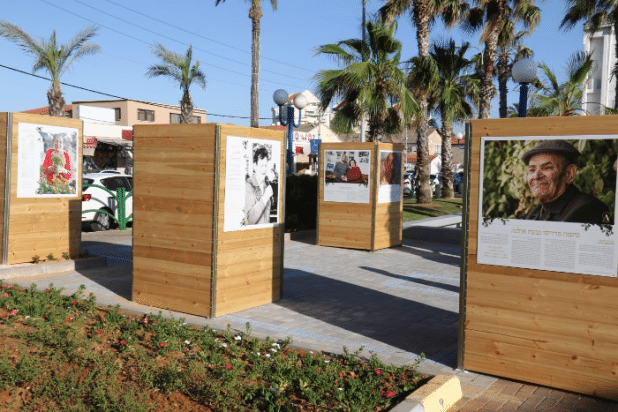 מנציחים ומציגים סיפורים של תושבים ותיקים בגבעת אולגה | צילום: דוברות עיריית חדרה