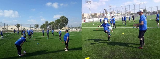 השחקנים באימון | צילום: מכבי ישראל