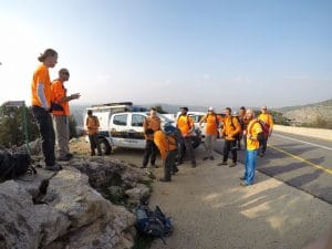 מתנדבי משטרת ישראל מיחידת החילוץ גליל-כרמל | צילום: דוברות המשטרה