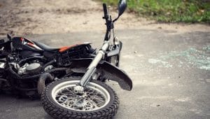 אופנוע לאחר תאונה | צילום אילוסטרציה shutterstock