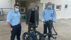 אופניים חשמליים שנגנבו בכרמיאל שאותרו | צילום דוברות משטרת ישראל