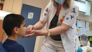 מרתון חיסוני שפעת בשאיפה לילדים | צילום: דוברות כללית