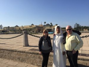 רונן פלוט ורעייתו שוש במרוקו. צילום: אלבום פרטי