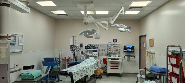 חדר ניתוח ריק בבית החולים לניאדו | צילום: עשהאל שחף, דוברות בית החולים