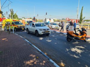 תאונה ליד תל יצחק | צילום: דוברות איחוד הצלה